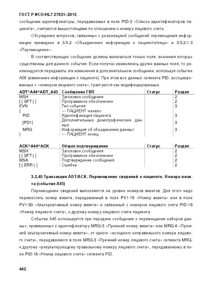 ГОСТ Р ИСО/HL 7 27931-2015, страница 449